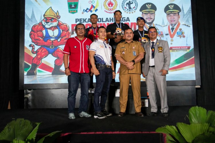Padang Kuasai Binaraga Porprov Sumbar 2026, 4 Kelas Disapu Bersih dan Gelar Juara Umum Terkunci