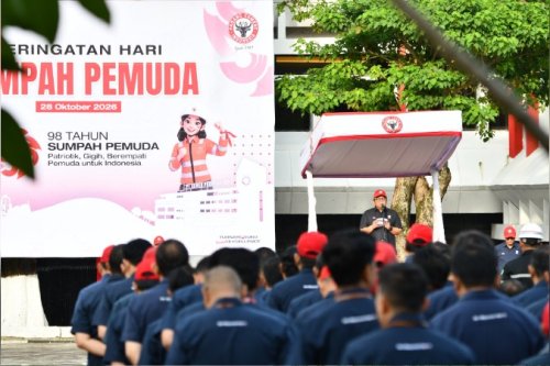 PT Semen Padang Gelar Upacara Sumpah Pemuda, Andria Delfa Tekankan Tiga Nilai Ini