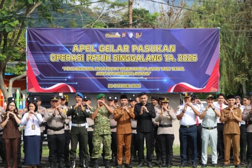 Allex Saputra Pimpin Apel Operasi Patuh Singgalang 2026, Fokus Tekan Angka Kecelakaan di Sumbar