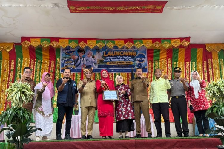 Bupati Solok Resmikan Kurikulum Anti Narkoba, SMPN 2 Gunung Talang Jadi Percontohan