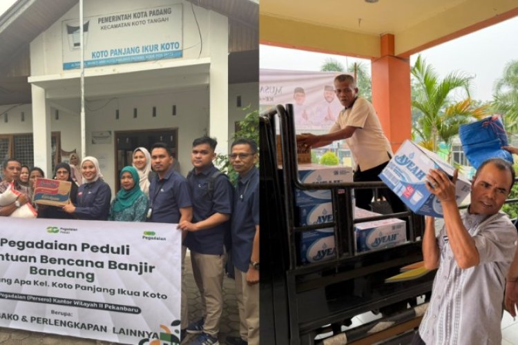 Pegadaian Peduli Kirim Bantuan ke Tiga Titik Banjir Bandang Sumbar, Ini Rinciannya