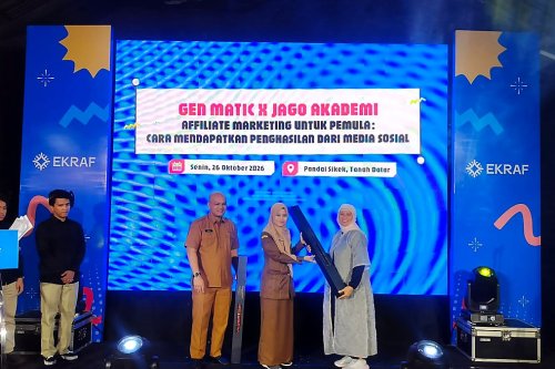 Gen Matic Bekali Anak Muda Tanah Datar Jurus Cari Cuan lewat Affiliate Marketing