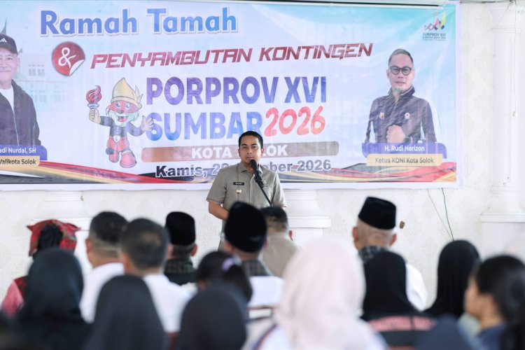 Kota Solok Peringkat Kedua Porprov XVI, Pemko Siapkan Bonus untuk Atlet Berprestasi