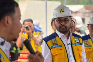 Zigo Rolanda Cek Sabo Dam Rp249 Miliar di Tanah Datar, Pekerjaan Dikebut Sebelum Puncak Hujan