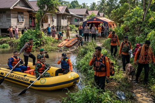 Pencarian Hari Kedua Diperluas, Tim SAR Sisir Hulu hingga Hilir Sungai Sintoga Cari Bocah 2 Tahun