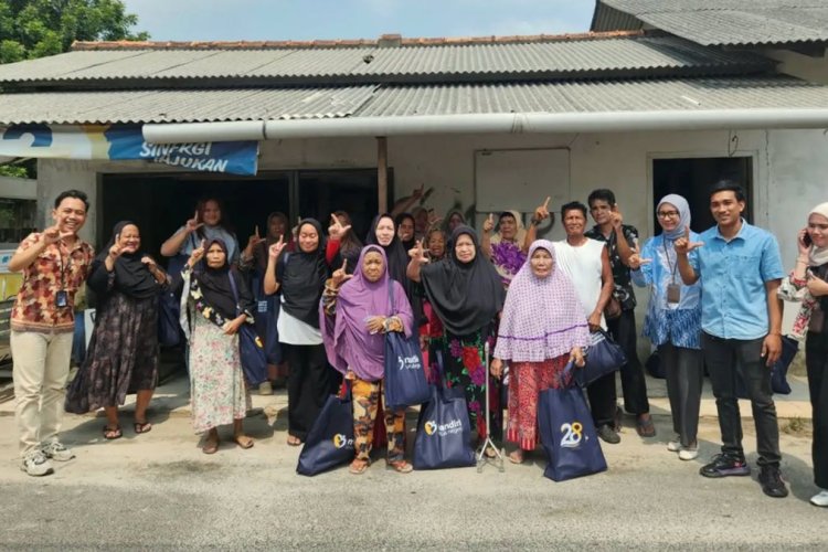 HUT ke-28 Bank Mandiri Diwarnai Aksi Sosial, 59.080 Paket Sembako hingga Santunan 2.800 Anak Yatim