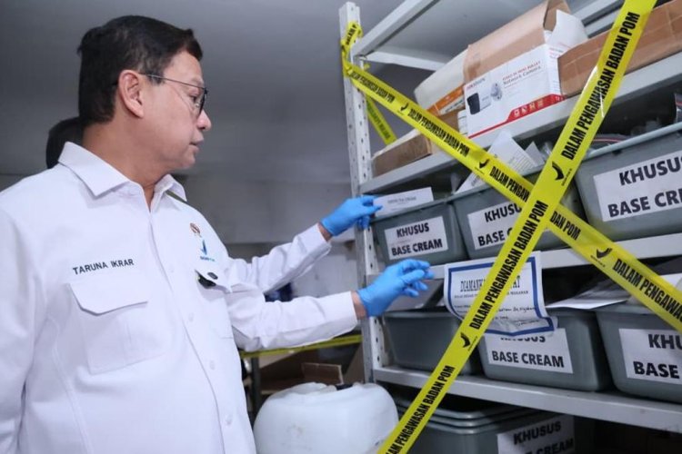 BPOM Gerebek Pabrik Kosmetik Ilegal di Mojokerto, Produk Berbahan Obat Keras Beredar ke Klinik Kecantikan