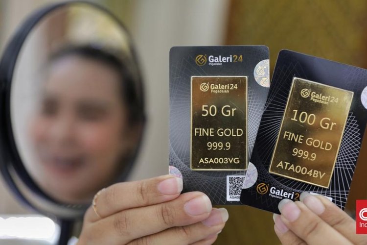 Harga Emas Antam Hari Ini Turun Rp15 Ribu, Buyback Ikut Melemah