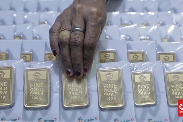 Harga Emas Antam Hari Ini Melemah ke Rp2,57 Juta, Buyback Ikut Turun