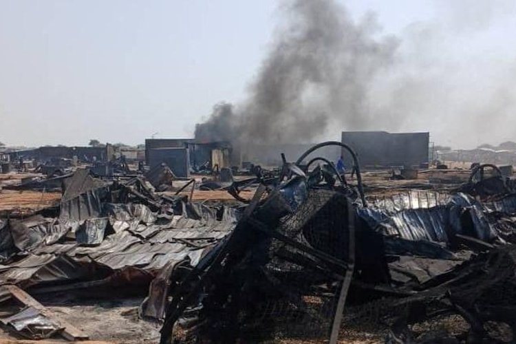Drone Hantam Pasar di Abyei, 153 Nyawa Melayang dan Api Masih Berkobar