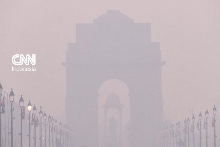 New Delhi Diselimuti Kabut Asap, Kualitas Udara Memburuk akibat Pembakaran Batu Bara dan Kayu Bakar