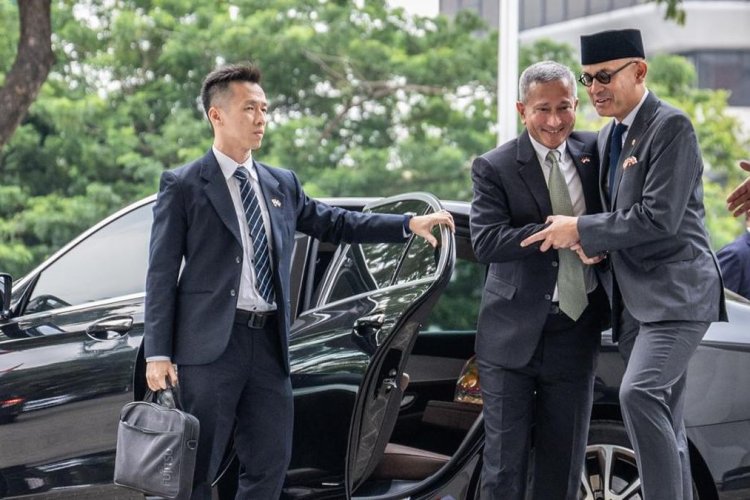 Menlu Singapura Vivian Balakrishnan Temui Arrmanatha Nasir di Tengah Sorotan Isu Asap Karhutla