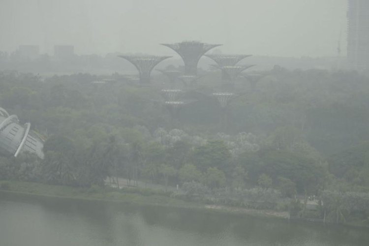 Asap Karhutla RI Meluas, Kualitas Udara Singapura Anjlok ke Level Tidak Sehat