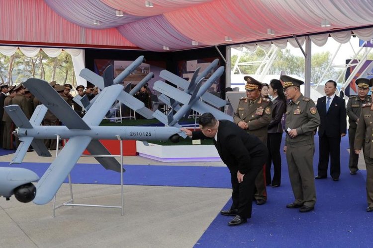 Kim Jong Un Dorong Korea Utara Kembangkan Drone dan AI, Pameran Teknologi Militer Jadi Sorotan