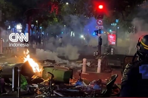 Demo Nasional Prancis Memanas, Polisi Tembak Gas Air Mata dan Serbu Toko di Paris