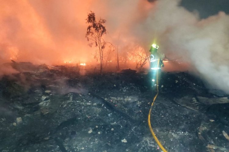 Lapak Narkoba Kampung Ambon Dibongkar, Sisa Bangunan Ludes Terbakar dan Polisi Selidiki Unsur Kesengajaan