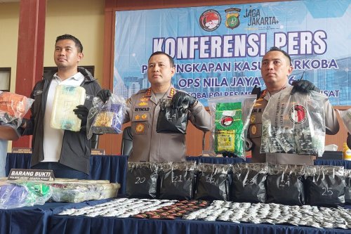 Operasi Nila Jaya 2026 Ungkap 86 Kasus, Polres Jakpus Ciduk 122 Tersangka Narkoba