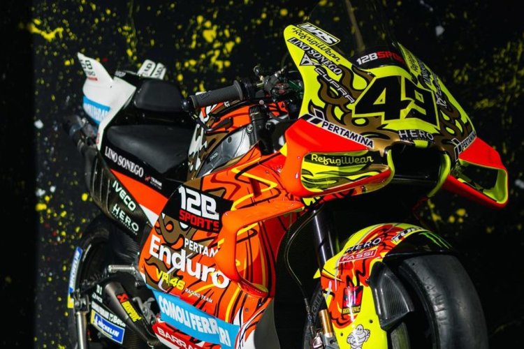 Pertamina Enduro VR46 Pamer Livery Garuda di MotoGP Mandalika, Cakar hingga Sayap Ikut Menempel