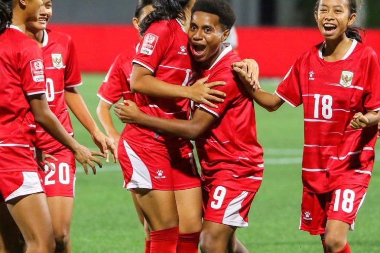 Timnas Putri U-17 Indonesia Puncaki Grup B Usai Tekuk Arab Saudi 3-1, Tiket ke Piala Asia di Depan Mata