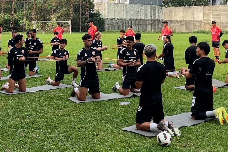 Persija Turun dengan Skuad Komplet, Shin Tae Yong Pimpin Latihan Jelang Hadapi PSIM