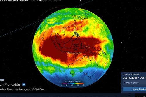 Langit Indonesia Memerah di Citra NASA, Karbon Monoksida Disebut Pembunuh Senyap